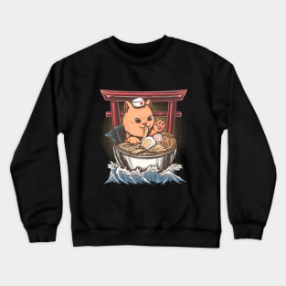 neko ramen Crewneck Sweatshirt